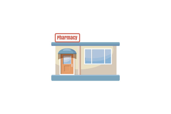 Download Pharmacy Drugstore Building Icon - Premium Resources