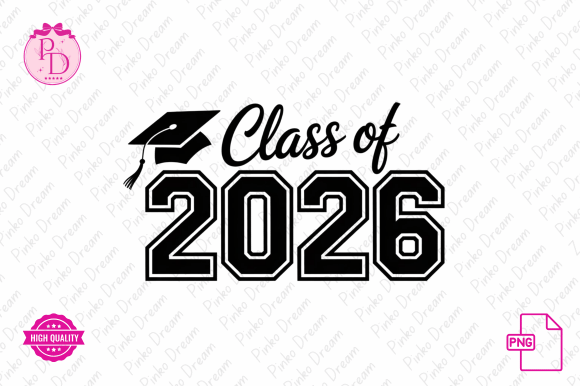 Download Cute Class of 2026 Graduation PNG - Graduation Collection