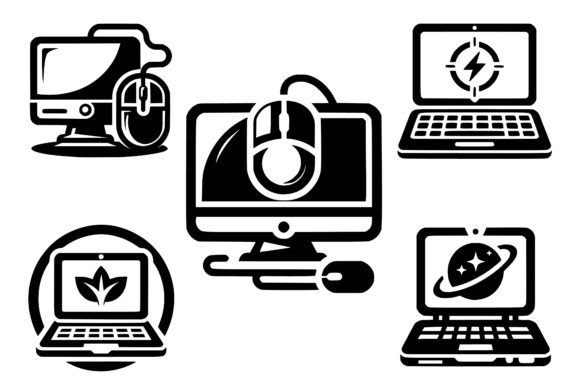 Download Vector Computer Company Logo Illustratio - Computer Collection